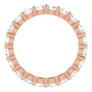 10K Rose Gold 1 3/4 CTW Lab-Grown Diamond Eternity Band Size 6.5