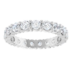 10K White Gold 1 3/4 CTW Lab-Grown Diamond Eternity Band Size 6
