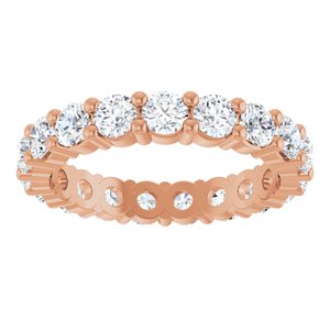 10K Rose Gold 1 3/4 CTW Lab-Grown Diamond Eternity Band Size 6