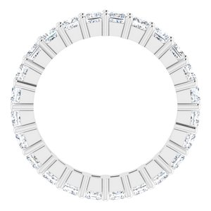 14K White Gold 2 1/4 CTW Lab-Grown Diamond Eternity Band Size 6