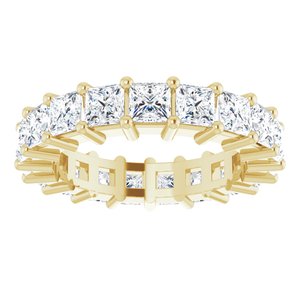10K Yellow Gold 3 3/4 CTW Lab-Grown Diamond Eternity Band Size 6