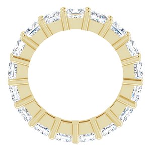 10K Yellow Gold 4 3/4 CTW Natural Diamond Eternity Band Size 6