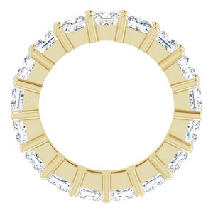 10K Yellow Gold 4 3/4 CTW Natural Diamond Eternity Band Size 6.25