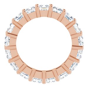 10K Rose Gold 4 3/4 CTW Natural Diamond Eternity Band Size 6.25