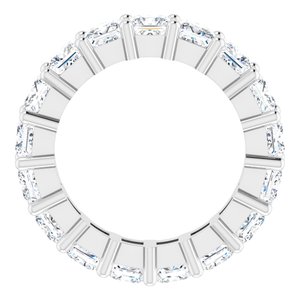 10K White Gold 4 3/4 CTW Lab-Grown Diamond Eternity Band Size 6.25