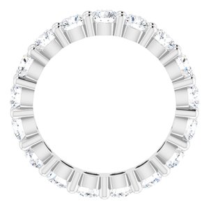 Platinum 2 3/4 CTW Lab-Grown Diamond Eternity Band Size 6