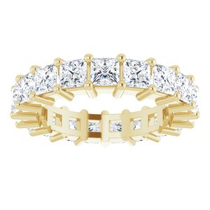 10K Yellow Gold 3 3/4 CTW Lab-Grown Diamond Eternity Band Size 6.25