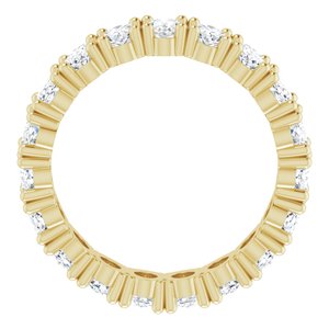 14K Yellow Gold 3 3/8 CTW Lab-Grown Diamond Eternity Band Size 6.25