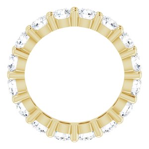 10K Yellow Gold 3 7/8 CTW Lab-Grown Diamond Eternity Band Size 6.25