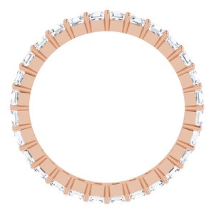 14K Rose Gold 1 3/8 CTW Lab-Grown Diamond Eternity Band Size 6