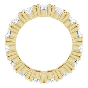 14K Yellow Gold 6 CTW Lab-Grown Diamond Eternity Band Size 6