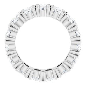 10K White Gold 5 1/2 CTW Lab-Grown Diamond Eternity Band Size 6