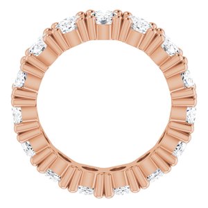 10K Rose Gold 5 1/2 CTW Natural Diamond Eternity Band Size 6