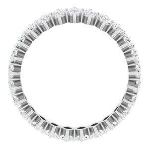 Platinum 2 1/3 CTW Lab-Grown Diamond Eternity Band Size 6