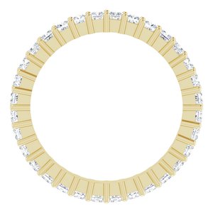 14K Yellow Gold 1 1/8 CTW Lab-Grown Diamond Eternity Band Size 6