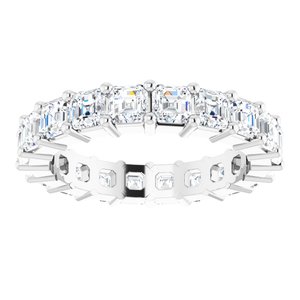Platinum 3 1/5 CTW Lab-Grown Diamond Eternity Band Size 6