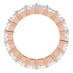 10K Rose Gold 4 1/2 CTW Lab-Grown Diamond Eternity Band Size 6