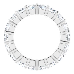 10K White Gold 4 1/2 CTW Natural Diamond Eternity Band Size 6