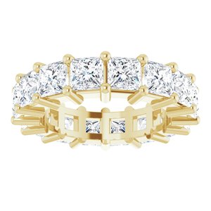 10K Yellow Gold 6 3/8 CTW Lab-Grown Diamond Eternity Band Size 6.25