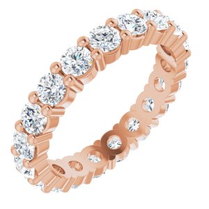 10K Rose Gold 1 3/4 CTW Lab-Grown Diamond Eternity Band Size 6.25