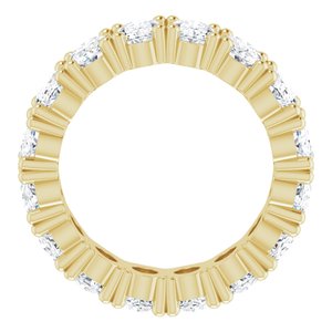 10K Yellow Gold 5 9/10 CTW Lab-Grown Diamond Eternity Band Size 6.25