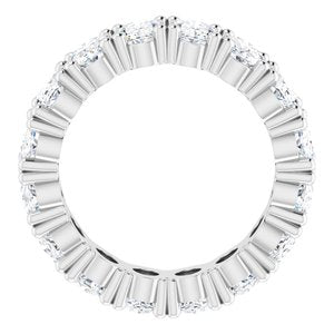 Platinum 6 3/8 CTW Lab-Grown Diamond Eternity Band Size 6.25