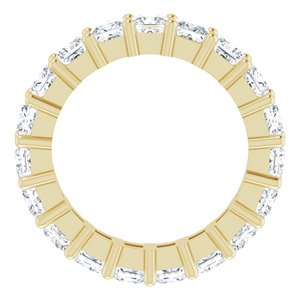 10K Yellow Gold 3 3/4 CTW Lab-Grown Diamond Eternity Band Size 6.25