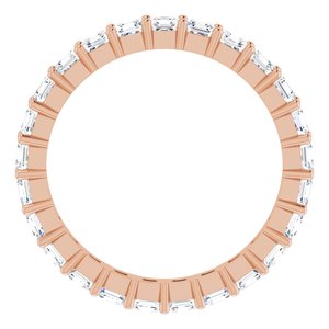 14K Rose Gold 1 7/8 CTW Lab-Grown Diamond Eternity Band Size 6.5