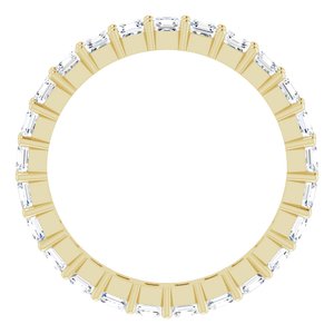 14K Yellow Gold 1 7/8 CTW Lab-Grown Diamond Eternity Band Size 6.5