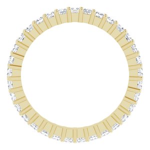 14K Yellow Gold 1 1/6 CTW Lab-Grown Diamond Eternity Band Size 6.5
