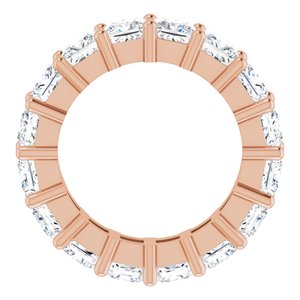 10K Rose Gold 6 3/8 CTW Lab-Grown Diamond Eternity Band Size 5.75