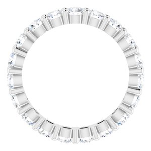 10K White Gold 1 3/4 CTW Lab-Grown Diamond Eternity Band Size 6.25