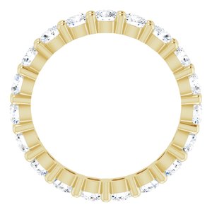 10K Yellow Gold 1 3/4 CTW Lab-Grown Diamond Eternity Band Size 6.25