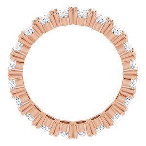 14K Rose Gold 3 5/8 CTW Lab-Grown Diamond Eternity Band Size 6.5