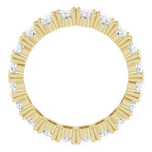 14K Yellow Gold 3 5/8 CTW Lab-Grown Diamond Eternity Band Size 6.5