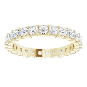 14K Yellow Gold 1 7/8 CTW Lab-Grown Diamond Eternity Band Size 6.5