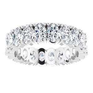 Platinum 3 5/8 CTW Lab-Grown Diamond Eternity Band Size 6.5
