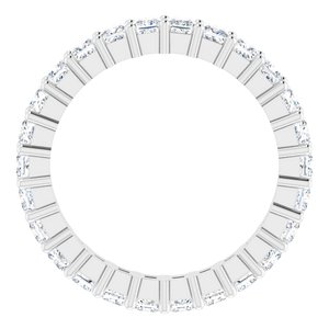 10K White Gold 1 7/8 CTW Lab-Grown Diamond Eternity Band Size 6.25
