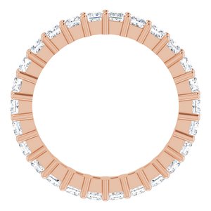 10K Rose Gold 1 7/8 CTW Lab-Grown Diamond Eternity Band Size 6.25