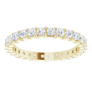 14K Yellow Gold 1 3/8 CTW Lab-Grown Diamond Eternity Band Size 6.5