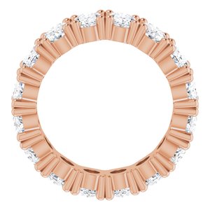 14K Rose Gold 6 3/8 CTW Lab-Grown Diamond Eternity Band Size 6.5