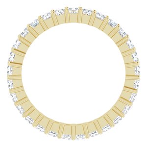 10K Yellow Gold 1 1/3 CTW Lab-Grown Diamond Eternity Band Size 6.25