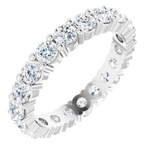 10K White Gold 1 3/4 CTW Lab-Grown Diamond Eternity Band Size 6.5