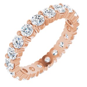 10K Rose Gold 1 3/4 CTW Lab-Grown Diamond Eternity Band Size 6.75