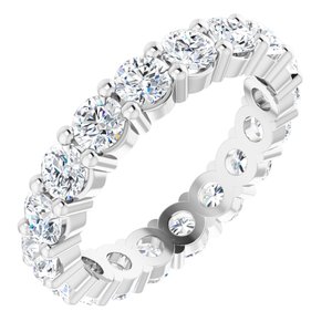 10K White Gold 2 3/4 CTW Lab-Grown Diamond Eternity Band Size 6.5
