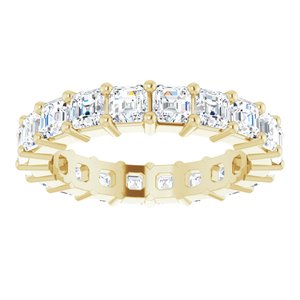 14K Yellow Gold 3 1/5 CTW Lab-Grown Diamond Eternity Band Size 6.5