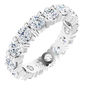 Platinum 3 7/8 CTW Lab-Grown Diamond Eternity Band Size 6.5