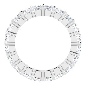 10K White Gold 4 CTW Lab-Grown Diamond Eternity Band Size 6.5