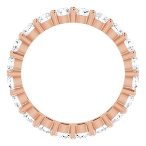 10K Rose Gold 1 3/4 CTW Lab-Grown Diamond Eternity Band Size 6.75