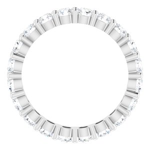 10K White Gold 1 3/4 CTW Lab-Grown Diamond Eternity Band Size 6.75
